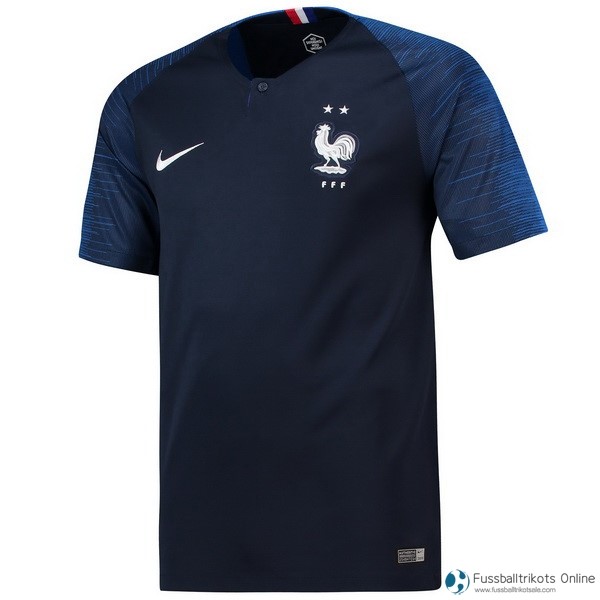 Frankreich Trikot Heim 2018 Blau Fussballtrikots Günstig